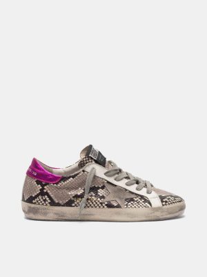 Super-Star sneakers in python-print leather – GGDB New Store Online
