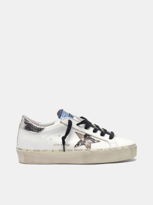 Hi Star sneakers with snake-print star and silver heel tab – GGDB New Store  Online